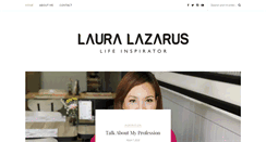Desktop Screenshot of lauralazarus.net